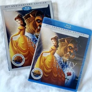 NIB Beauty and the Beast Blu-ray + DVD + Digital HD Anniversary Edition